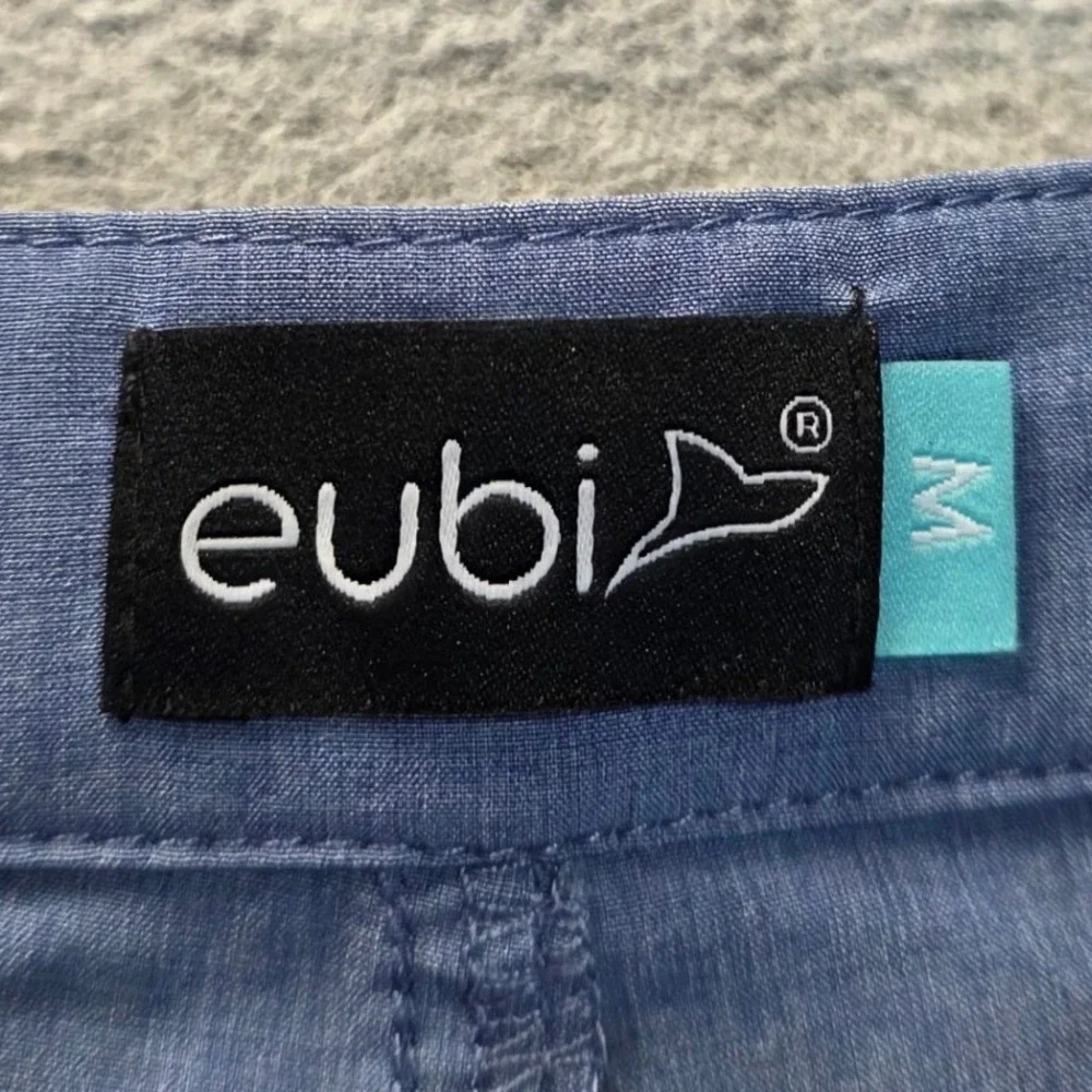 Eubi Hiking Shorts Mens Medium Lightweight Blue Quick Dry Outdoor Performance